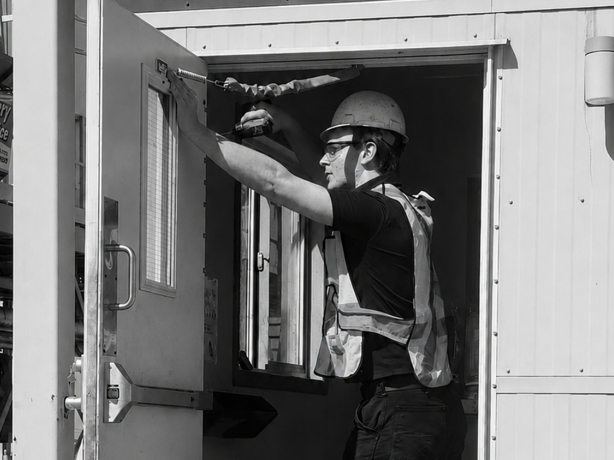 Commercial door hardware